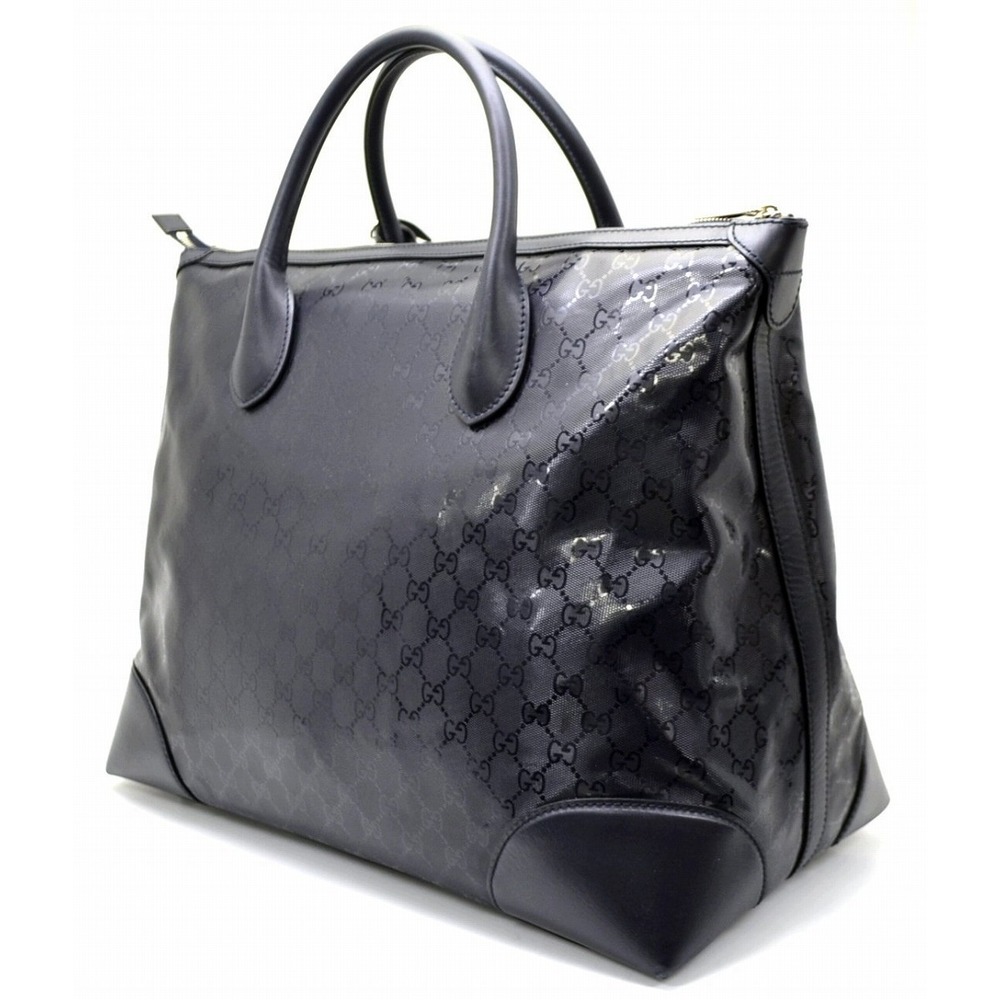 Gucci Navy Travel Tote Bag Gym Implement